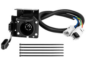 Oyviny front-mounted adapter showing both connectors for quick hookup