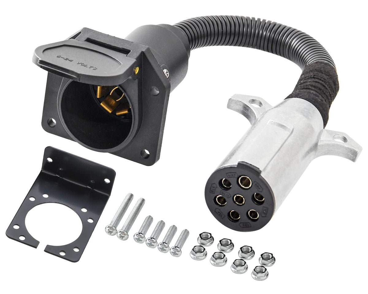 Oyviny front view of adapter and bracket showing secure mount benefit