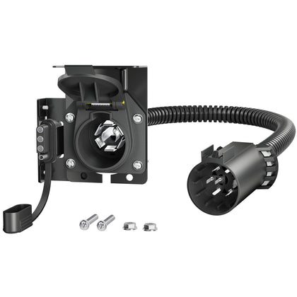 Oyviny front connector showing dual outputs and clean mounting