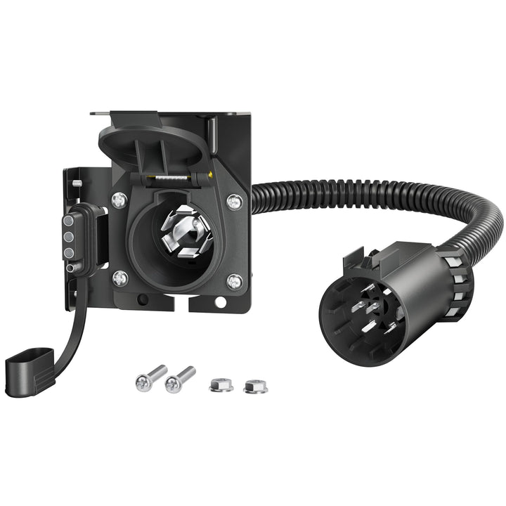 Oyviny front connector showing dual outputs and clean mounting