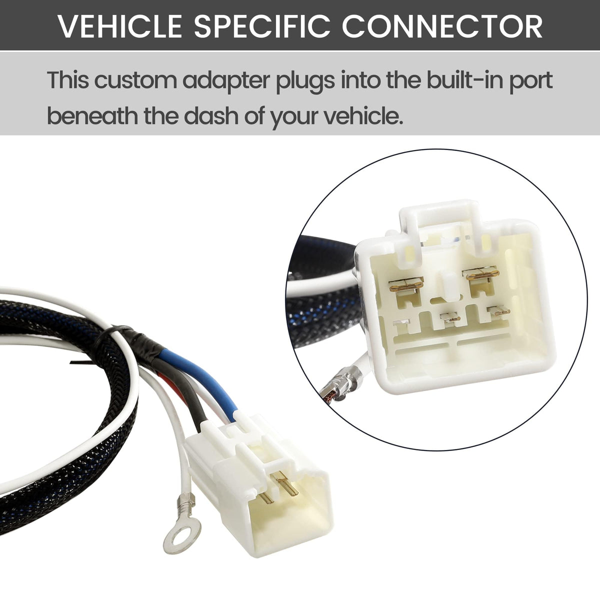 Oyviny harness 4‑pin controller plug compatible with common brake controllers