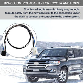 Oyviny harness plugged into Toyota dash port for easy plug‑and‑play use
