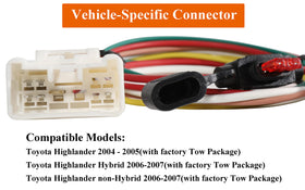 Oyviny powered module mounted with battery lead to protect vehicle circuits