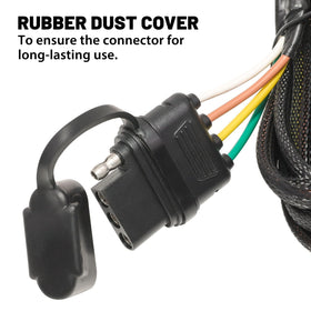 Oyviny harness installed on vehicle bumper demonstrating plug-and-play fit