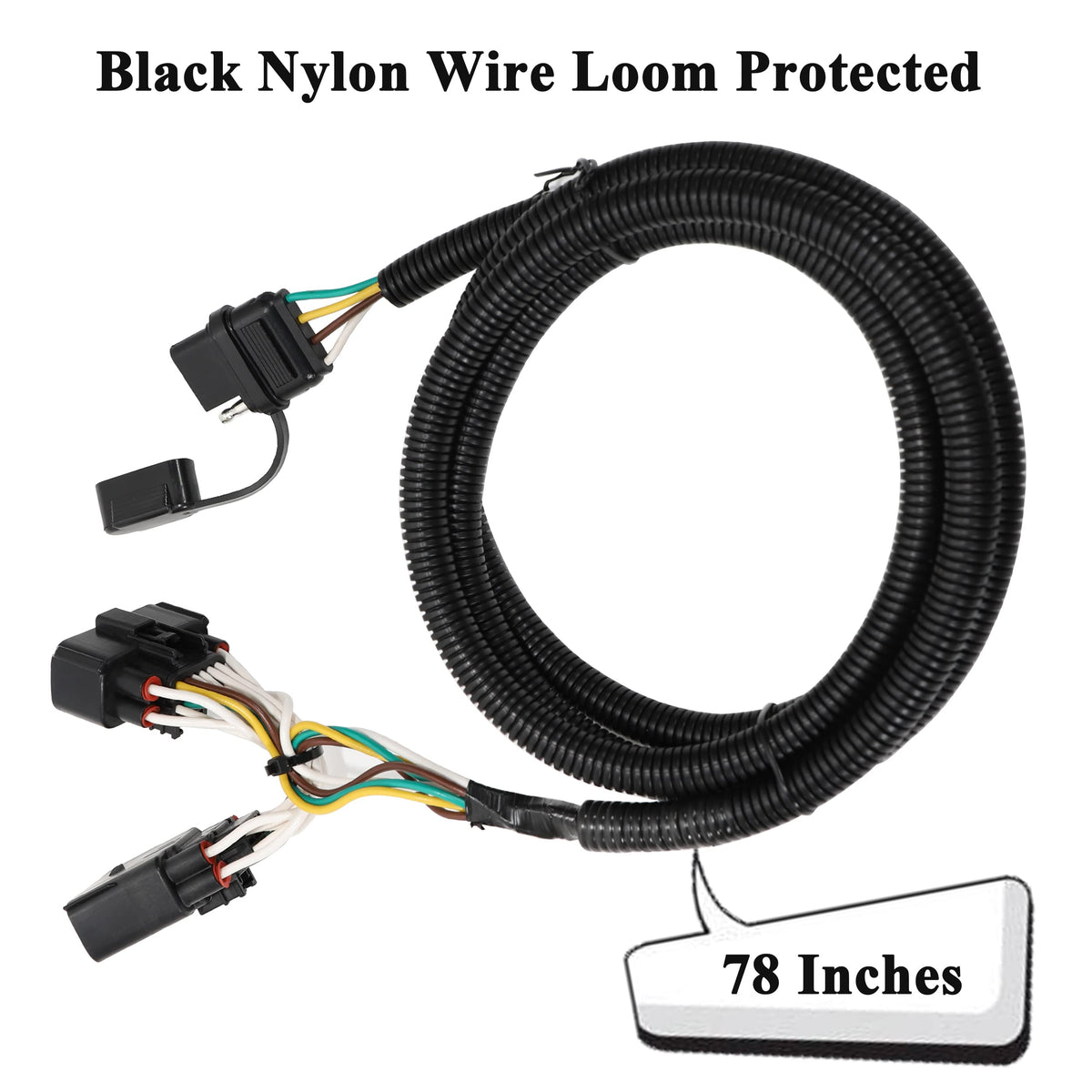 Oyviny harness installed on Ford Explorer rear demonstrating plug-and-play fit