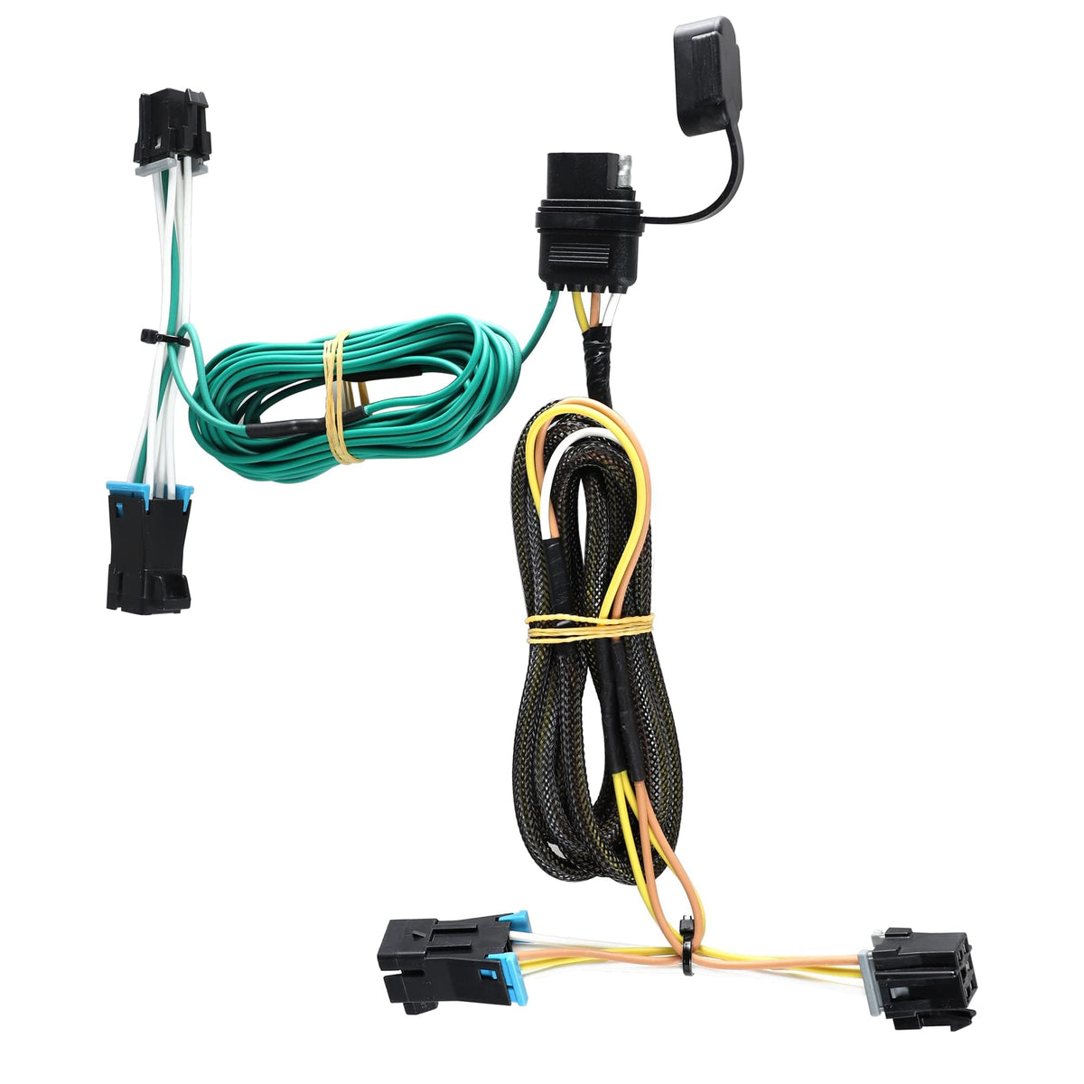 Oyviny lifestyle towing van with harness showing reliable trailer lighting benefit