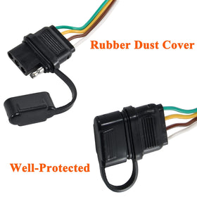 Oyviny harness connected to a small trailer highlighting reliable lighting