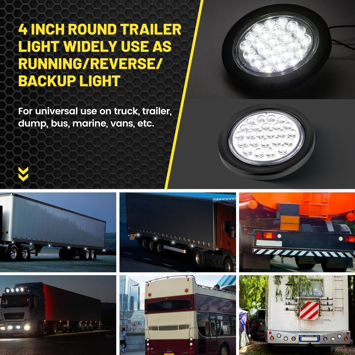 oyviny night scene illuminating driveway for safer reversing visibility