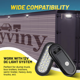 Oyviny nighttime reverse illumination showing bright coverage for safer backing benefit