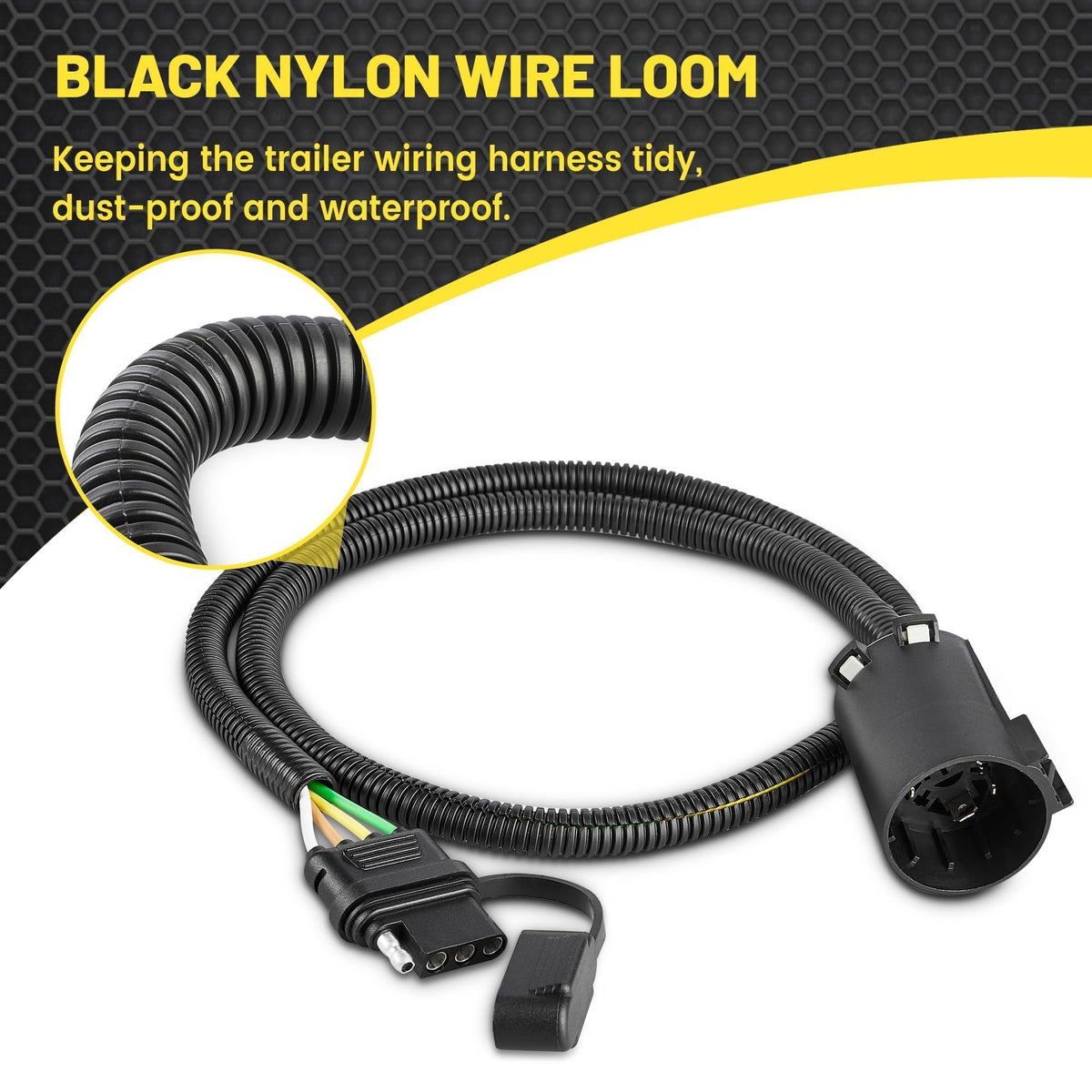 Oyviny harness held in hand to show compact size and easy storage benefit