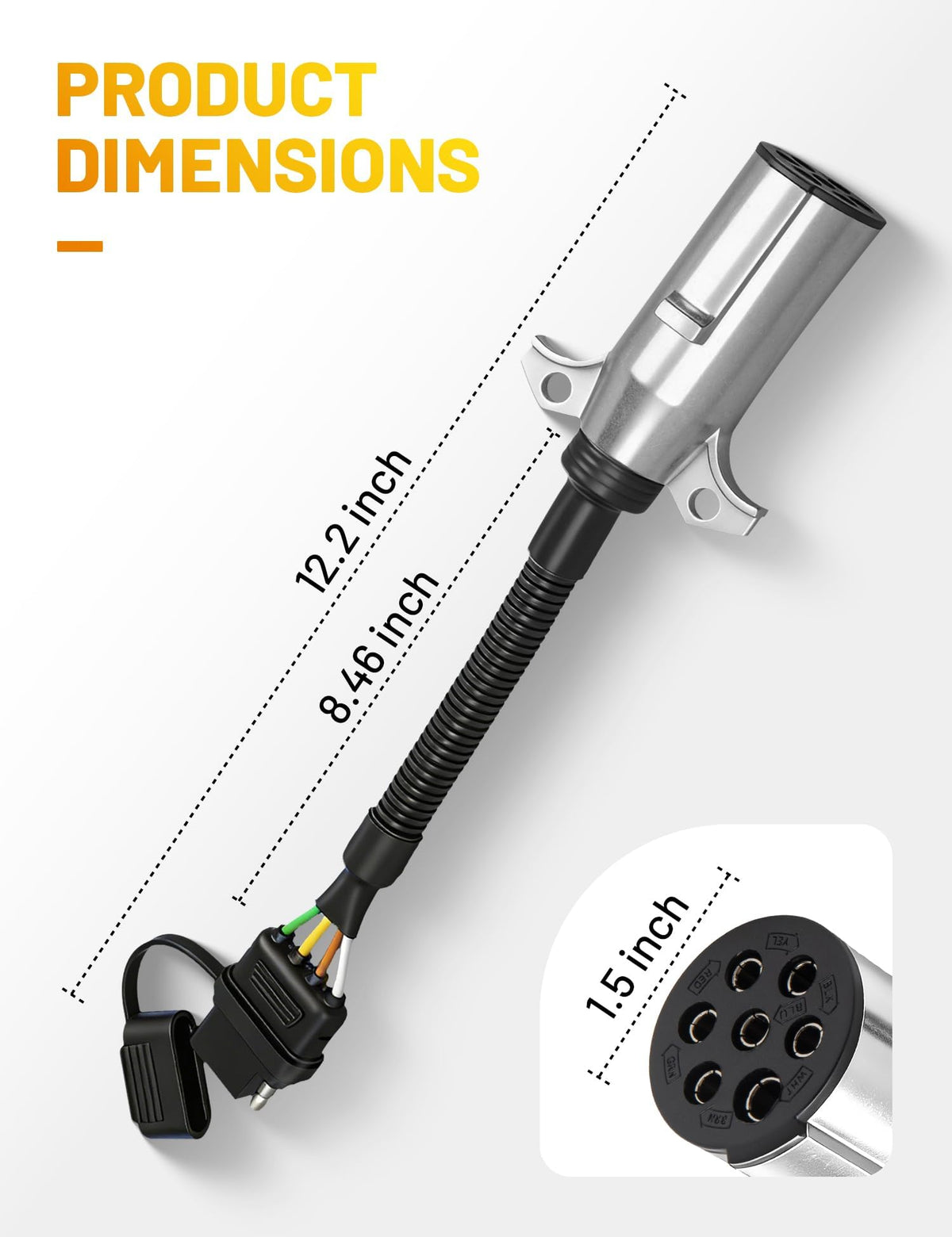Oyviny adapter next to hand showing compact size and ergonomic grip