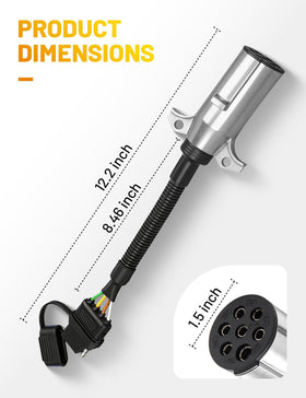 Oyviny adapter next to hand showing compact size and ergonomic grip