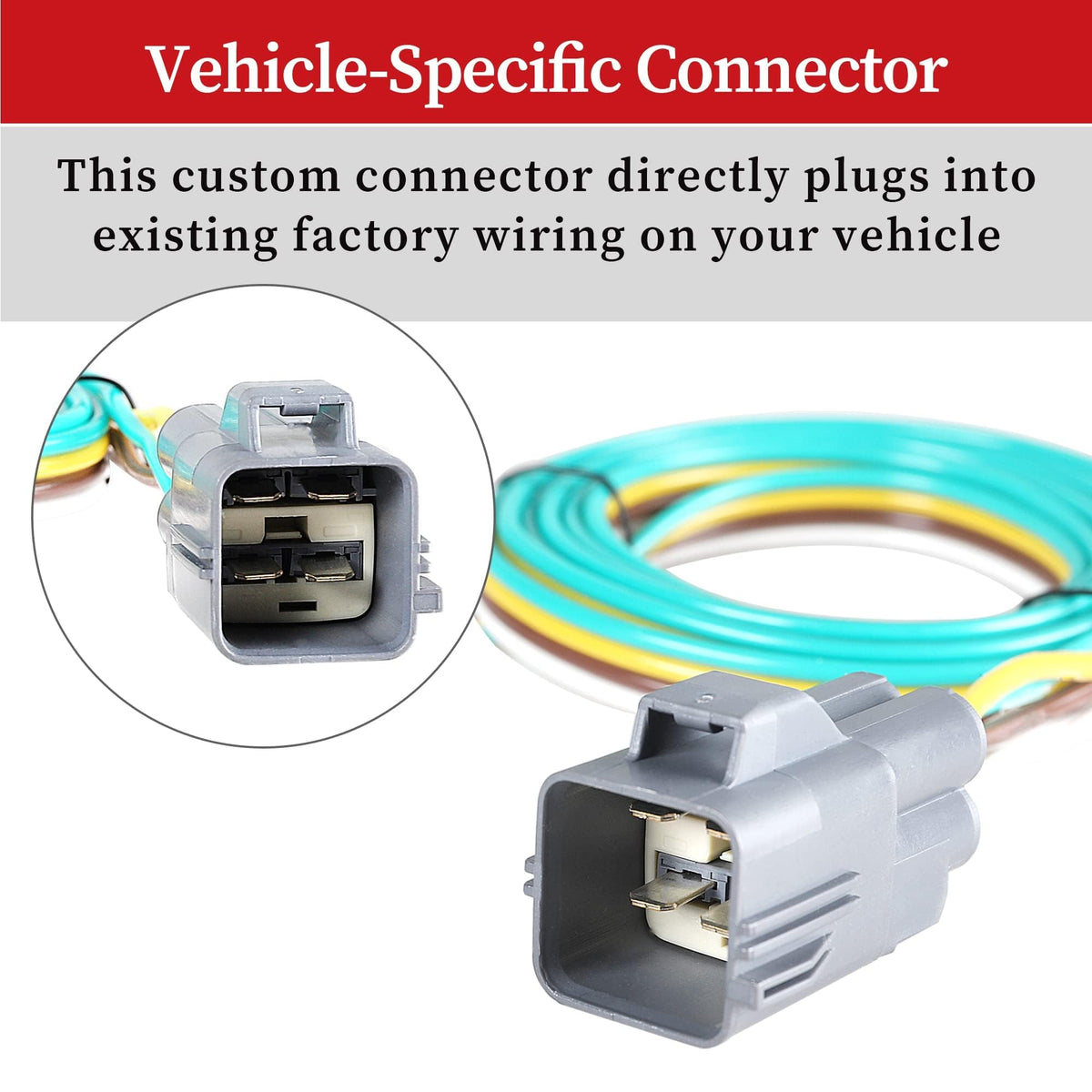 Oyviny long wiring harness showing 77 inch cable for flexible routing benefit
