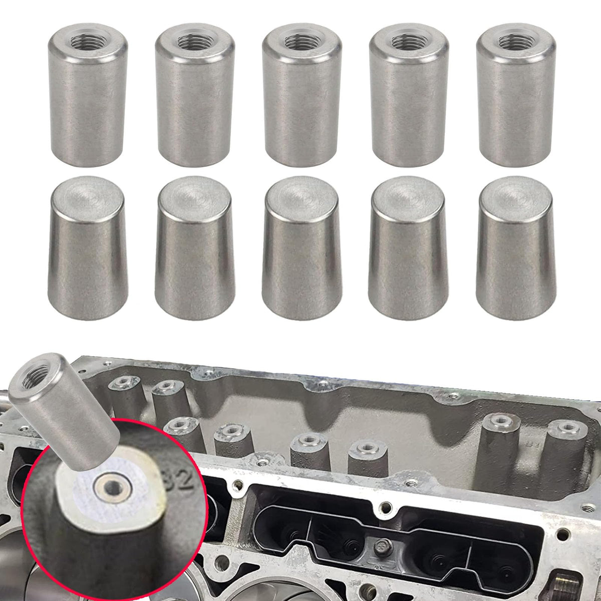 OywhC front view of plugs showing neat packaging and durable finish benefits