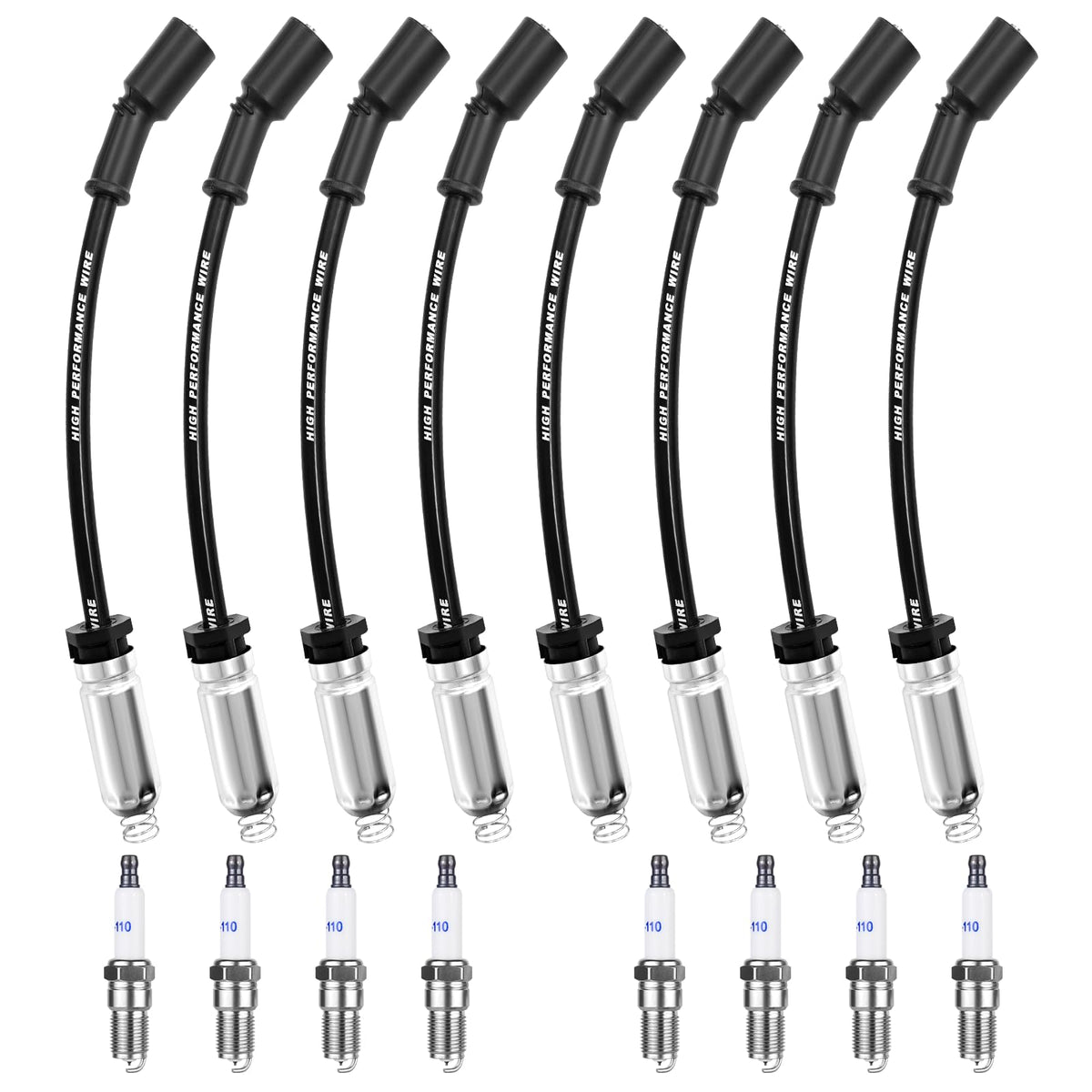 Ozikutech front packaging showing complete 8-piece ignition kit and compatibility benefits