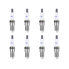Ozikutech front packaging showing eight iridium spark plugs and benefits