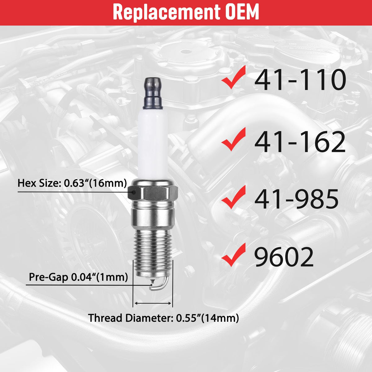 Ozikutech wires and plugs installed in an engine bay demonstrating direct-fit convenience