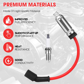 Ozikutech spark plug pre-gapped to 0.04 inch for consistent firing out of the box
