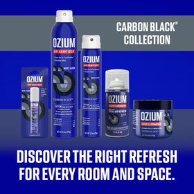 Ozium fog dispersing in vehicle illustrating complete odor coverage