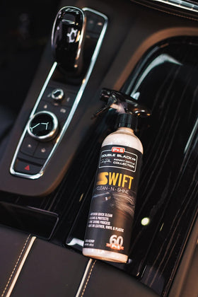 P & S PROFESSIONAL DETAIL PRODUCTS before and after dashboard restoring satin finish