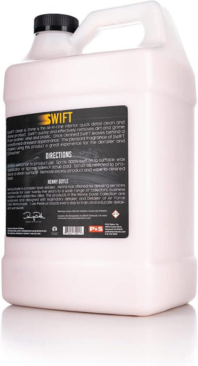 P & S PROFESSIONAL DETAIL PRODUCTS close-up spray neck and label for easy application