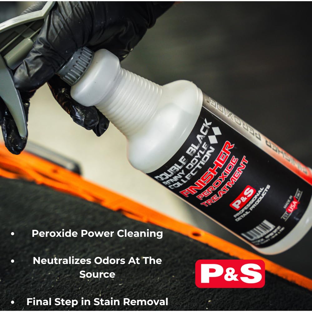 P&S Finisher close-up foam texture illustrates deep stain breakdown