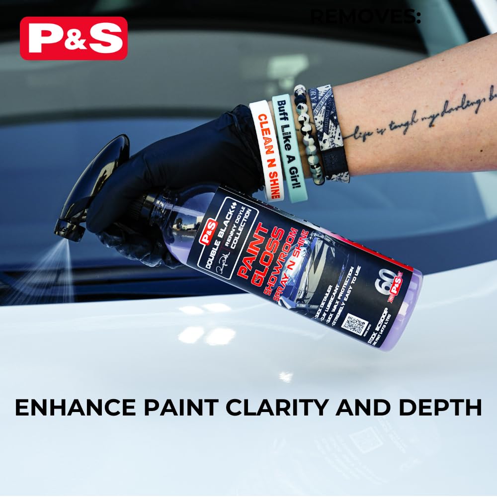 P & S Professional close-up of paint sheen showing instant gloss boost