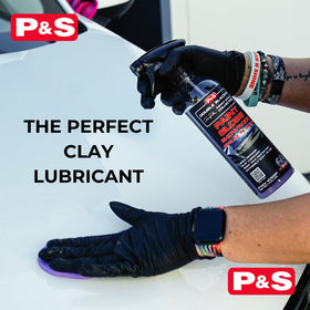 P & S Professional bottle on dealership floor highlighting showroom-ready finish