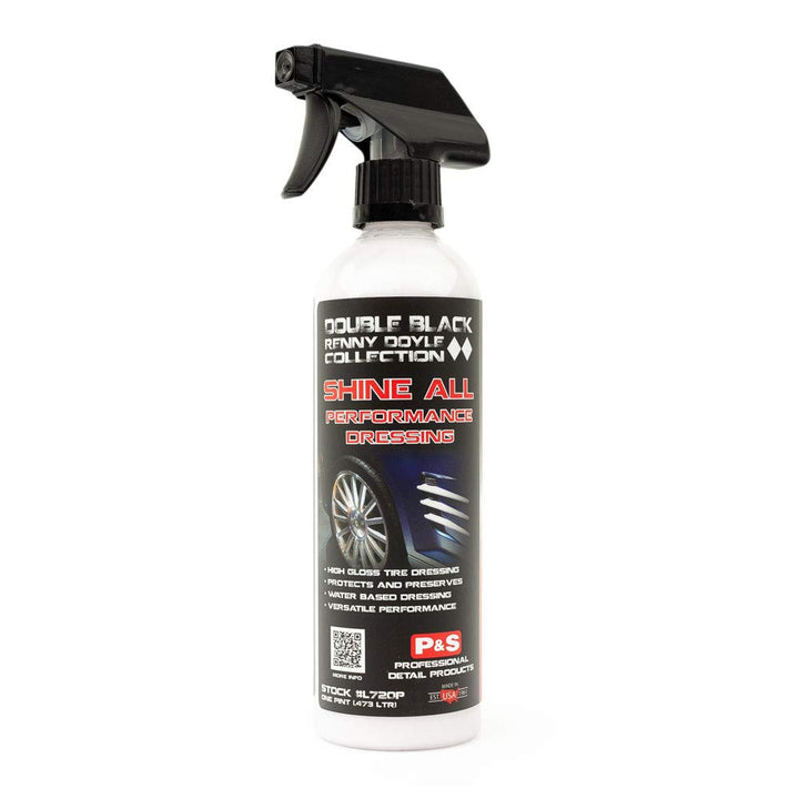 P&S Shine All front label showing product and high-gloss promise