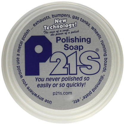 P21S polishing soap front packaging showing kit and applicator for fast restoration