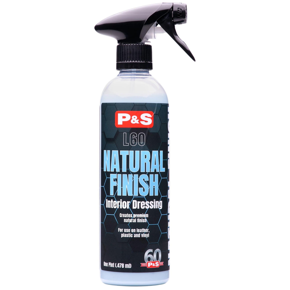 P & S PROFESSIONAL DETAIL PRODUCTS bottle front label showing product and benefits