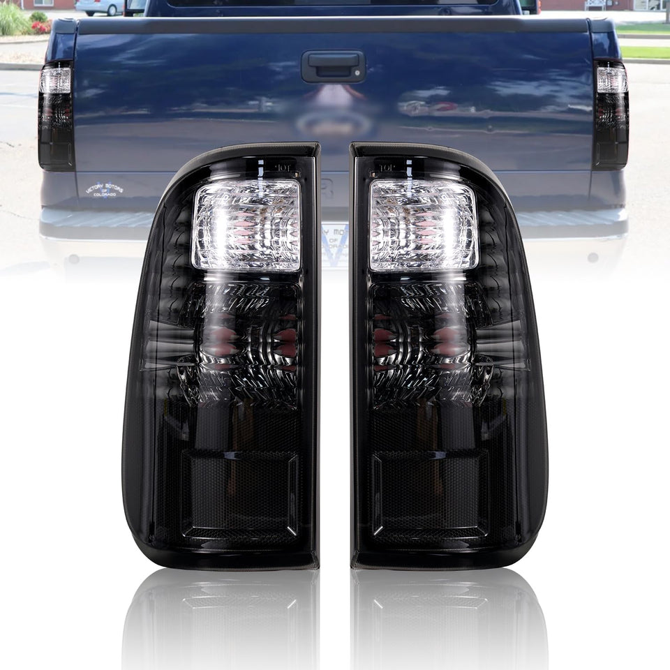 PAANLOK front view smoked tail lights showing clean fitment and updated style