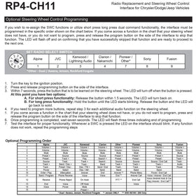 PAC RP4-CH11 next to a ruler to show compact size and easy fit