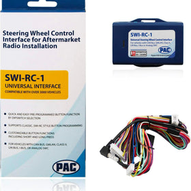PAC SWI-RC-1 front view showing connectors and compact housing for easy install
