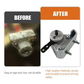 PACEWALKER cable and bracket detail illustrating easy-adjust tensioning