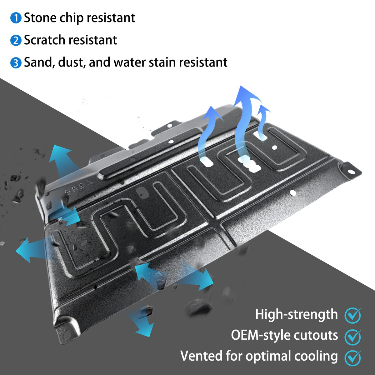 PACEWALKER close-up of manganese steel texture demonstrating durability