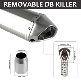 PACEWALKER removable DB killer close-up allowing adjustable sound benefit