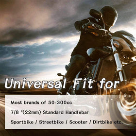 PACEWALKER red levers on motorcycle in motion for stylish performance