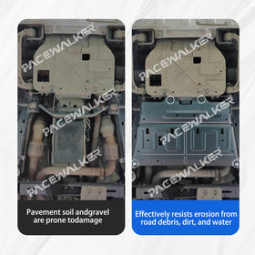 PACEWALKER installed on F150 in off-road setting showing protection benefit
