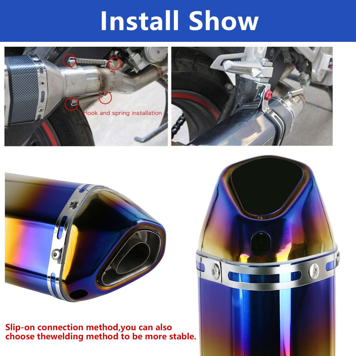 PACEWALKER installed on motorcycle illustrating easy slip-on installation