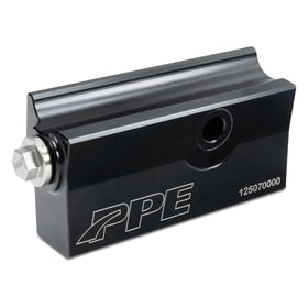 Pacific Performance Engineering bypass valve front view showing durable housing and fitment benefit