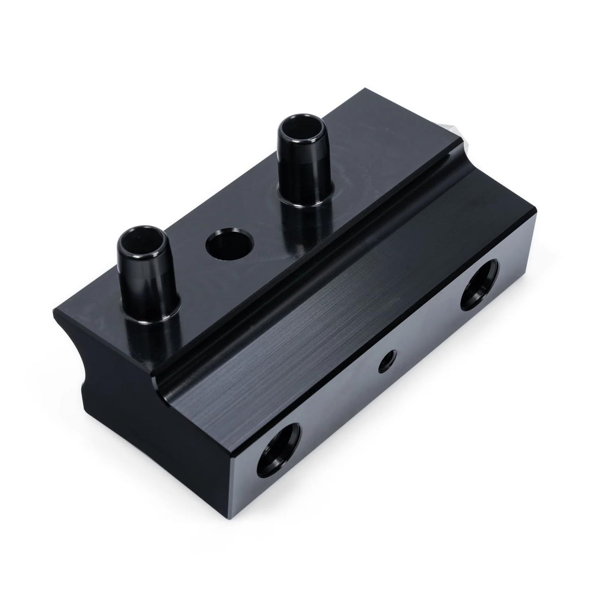 Pacific Performance Engineering valve next to ruler illustrating compact dimensions for easy fitment