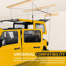 Pacikwest heavy-duty straps and hooks detail for secure lifting
