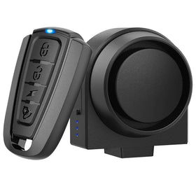 PADONOW front view showing alarm unit and compact housing, highlights portability
