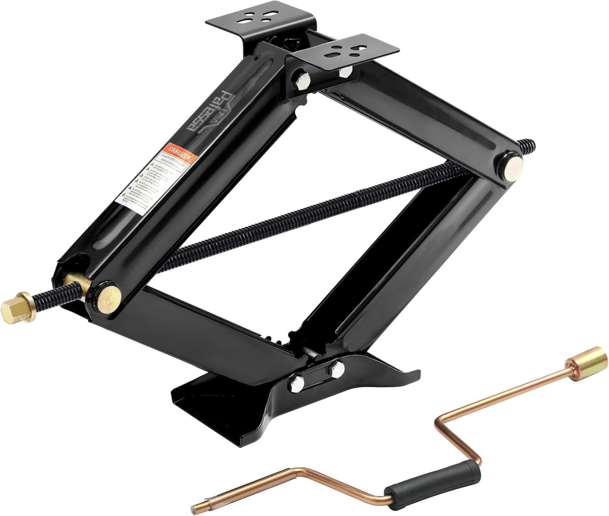 Pafessa front view of 24" scissor stabilizer showing rugged construction and reliable support