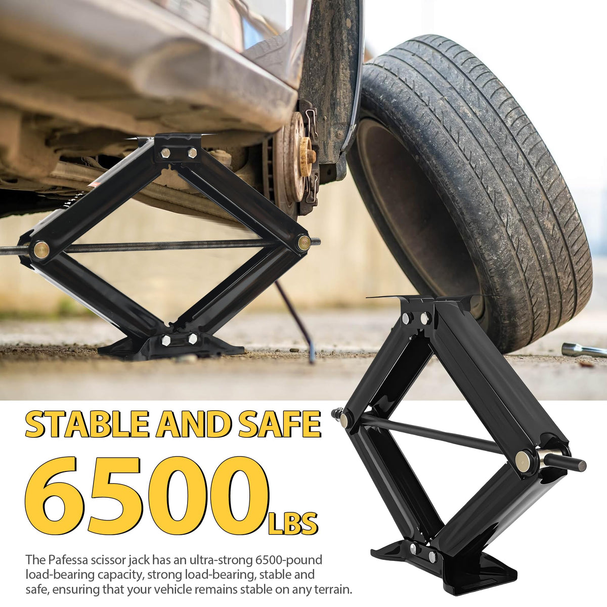 Pafessa fully extended 24-inch stabilizer showing increased reach benefit