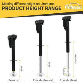 Pafessa close-up of 6-inch quick-drop footpad providing extra ground clearance and stability