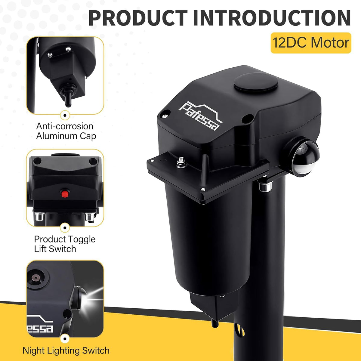 Pafessa seven-way plug cable connected to vehicle for convenient power and control