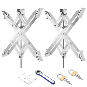 Pafessa front packaging showing XL X-chock pair and accessories, durable and ready