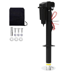 Pafessa front view of mounted jack showing sturdy mount and fast hitching benefit